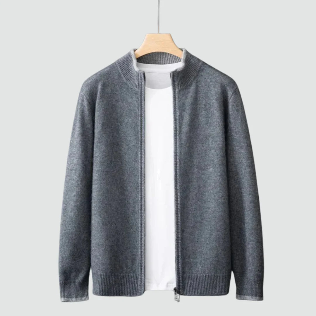 Sterling - Pure Cashmere Zip Cardigan