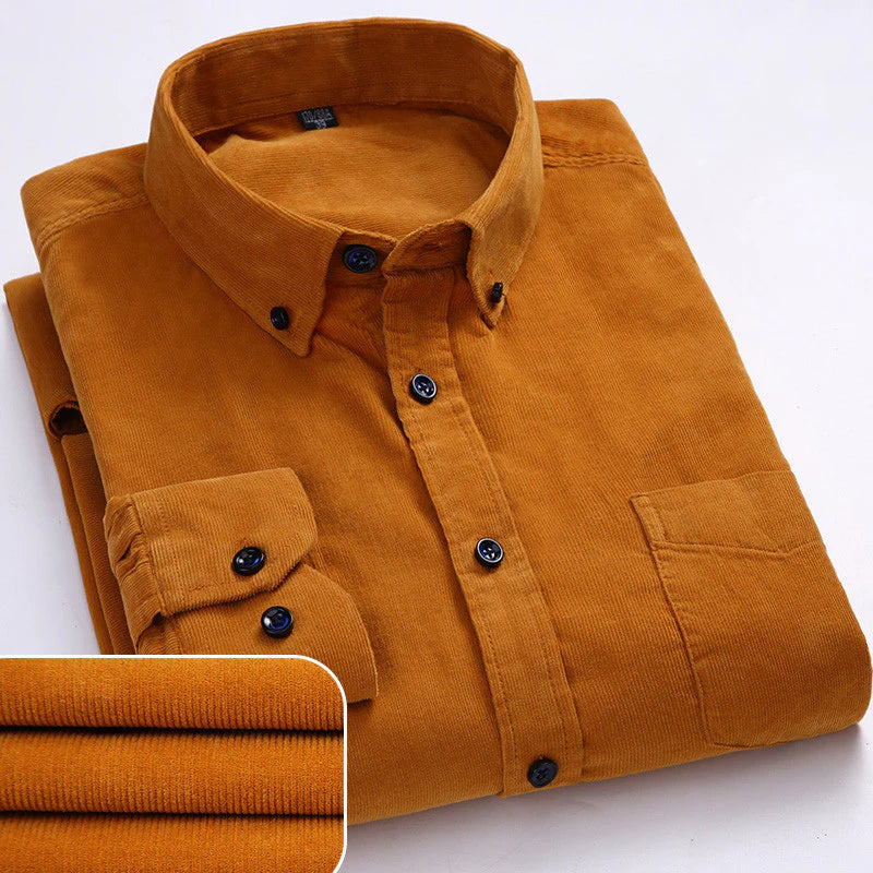 Jordi | Pure Corduroy Cotton Shirt