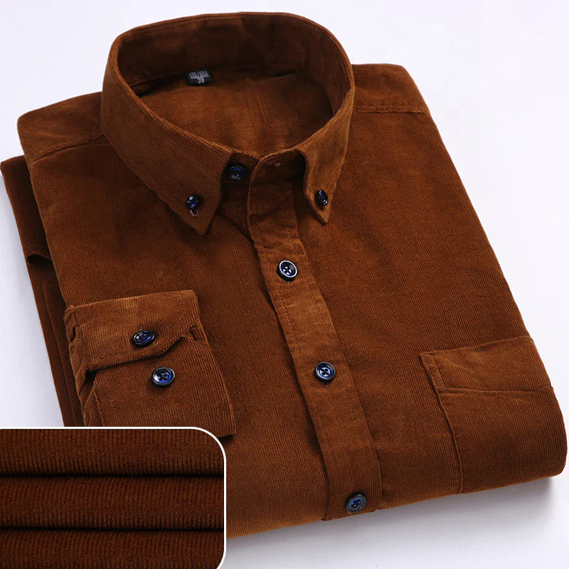 Jordi | Pure Corduroy Cotton Shirt