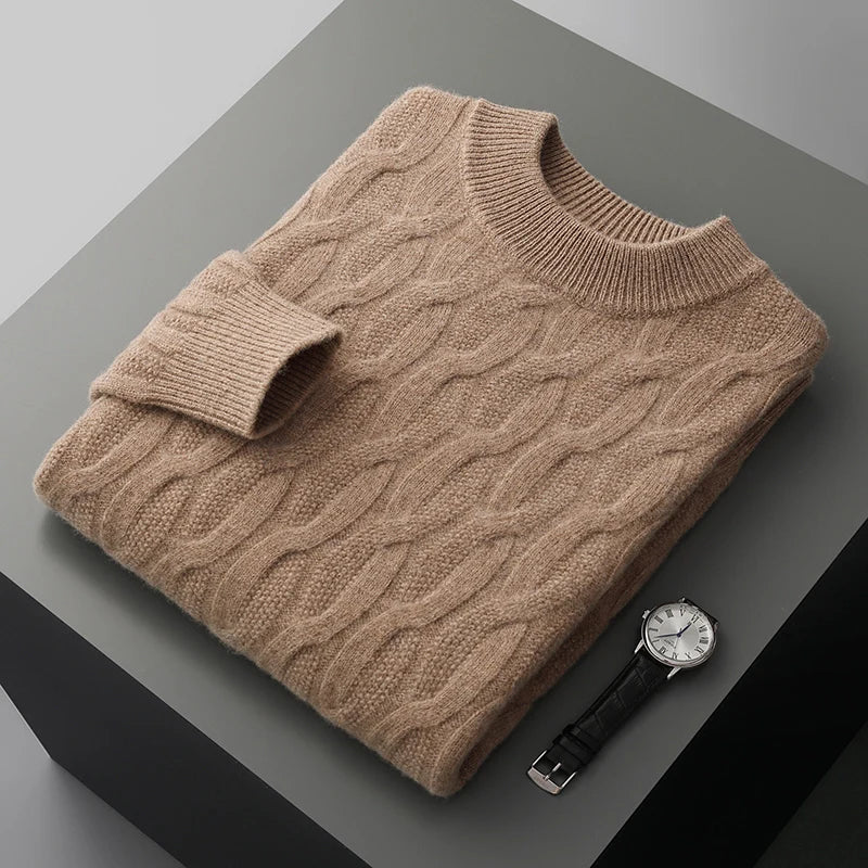 Adriano Vito | Men's 100% Cashmere Knitted Sweater