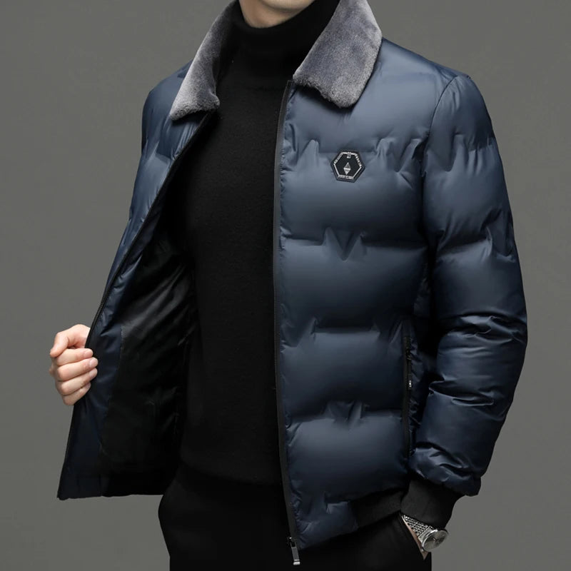 The Windsor | Puffer Jacket with Fur Collar