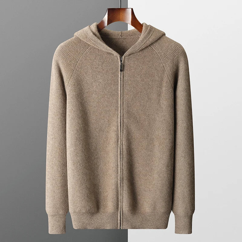 Luciano Greco | Wool Zip Hoodie