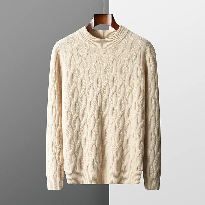 Adriano Vito | Men's 100% Cashmere Knitted Sweater