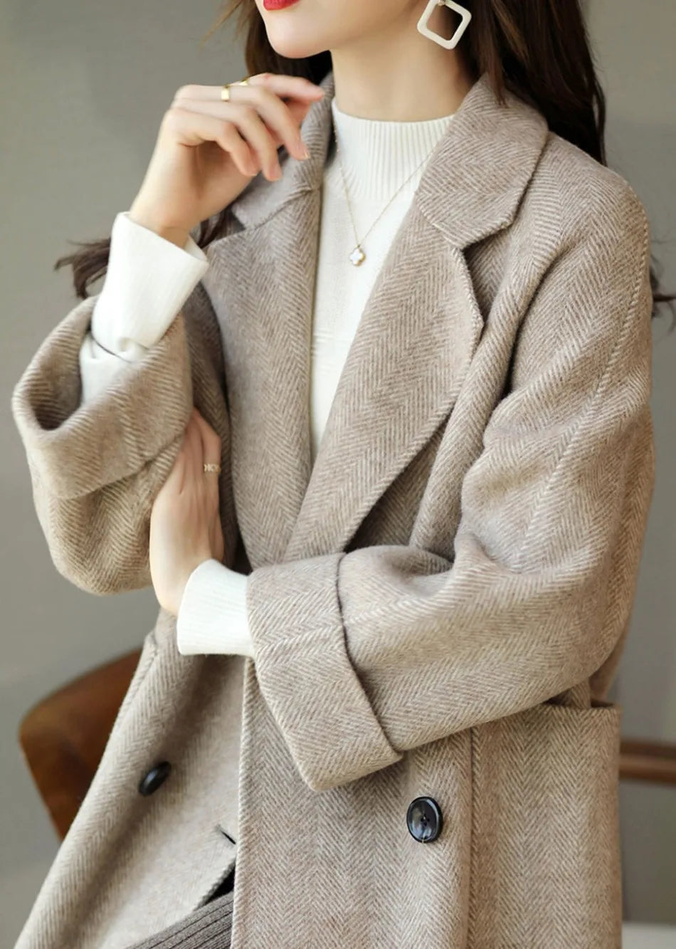 Mariella | Wool Trench Coat