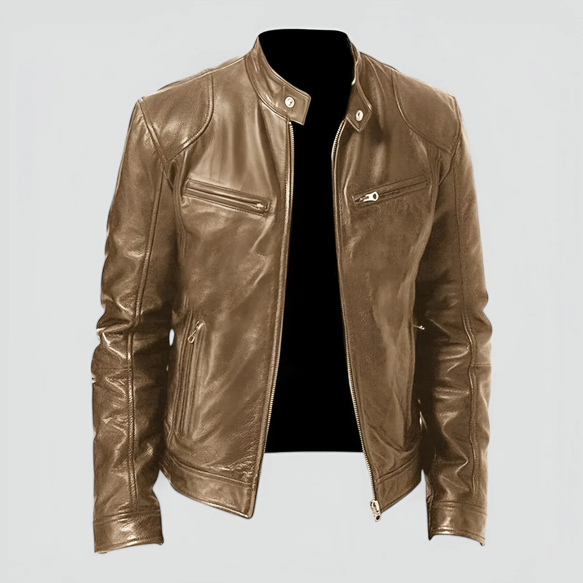 Theodore | Elegant and Versatile Leather Jacket