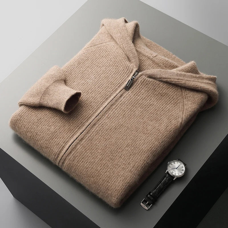 Luciano Greco | Wool Zip Hoodie