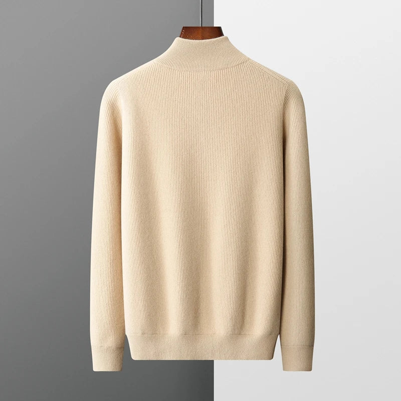 Giovanni Morelli | Men’s 100% Cashmere Full Zip Jumper