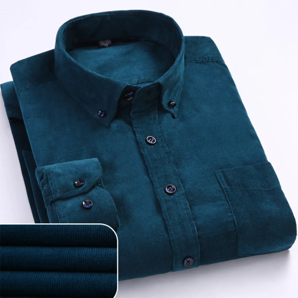 Jordi | Pure Corduroy Cotton Shirt