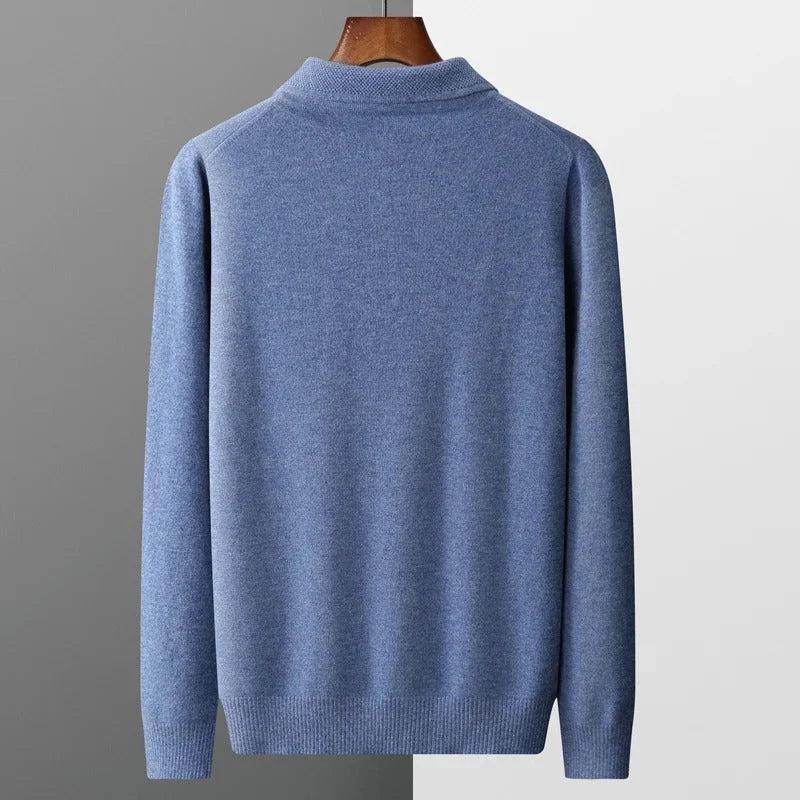 Marcus | Cashmere Polo Sweater