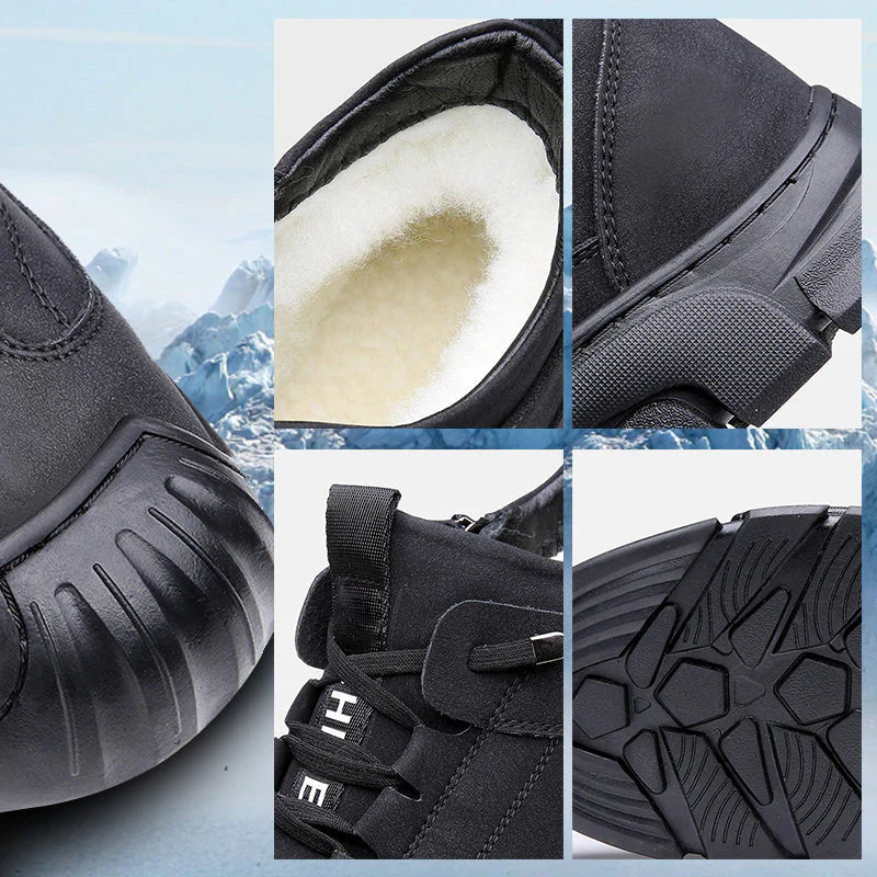 Erik - Heren Winterschoenen met Imitatiebont